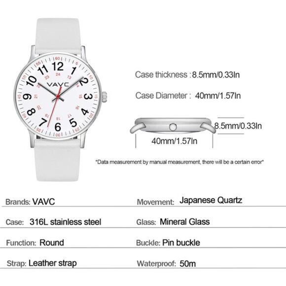 Nurse Watch for Medical Students,Doctors,Women with Second Hand - Picture 4 of 7